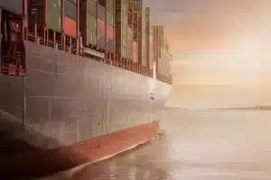 Large container ship image