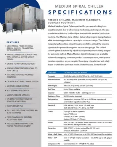 Thumbnail: Medium Spiral Chiller Spec Sheet