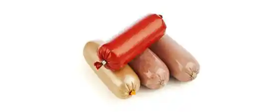Chubs of pumped meat
