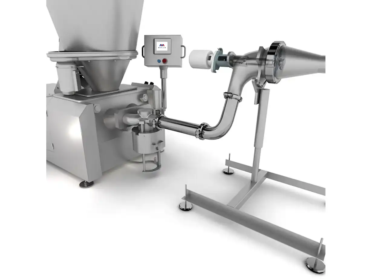 Rendering of a Vari-Kut In-Line Grinder